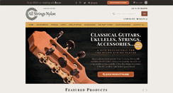 Desktop Screenshot of allstringsnylon.com